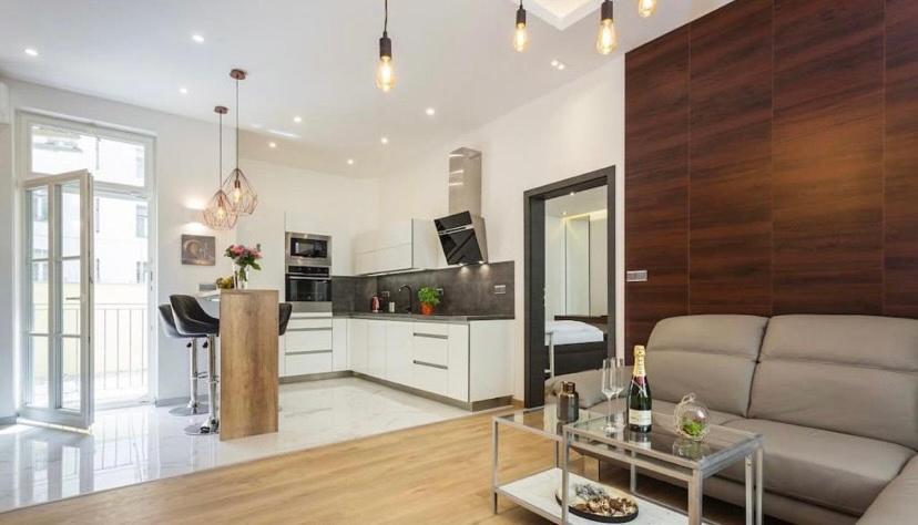 Luxury Apartment On Wenceslas Square Prag Exterior foto